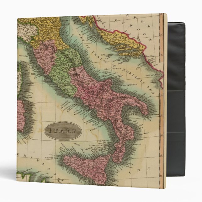 Italy 3 ring binder (Front/Inside)