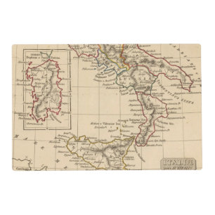 Italy 4 placemat
