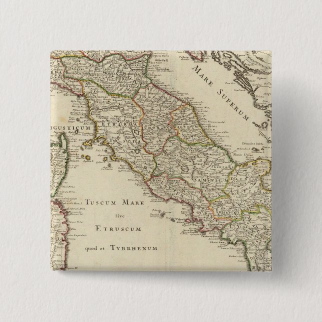 Italy 5 pinback button (Front)