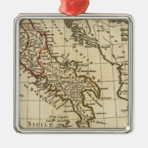 Italy 9 metal ornament
