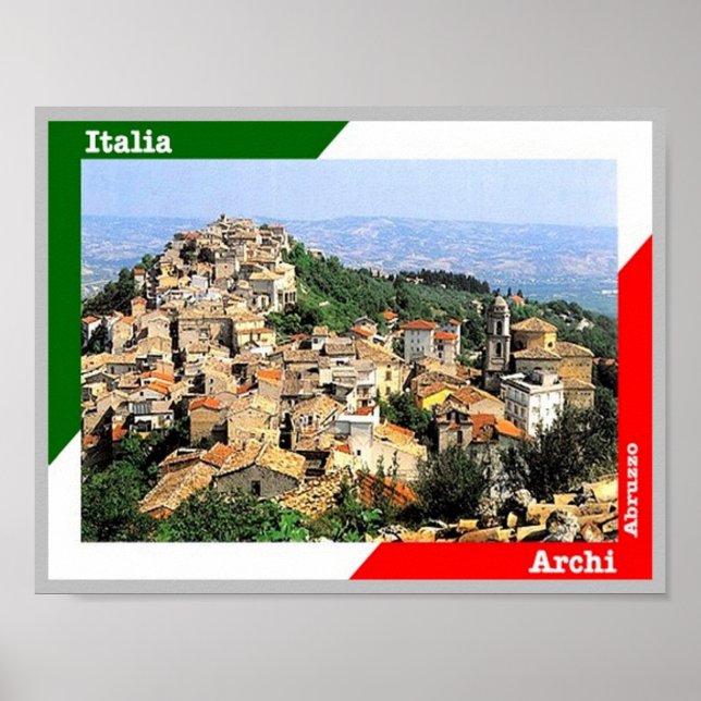 Italy - Abruzzo - Archi - Poster (Front)