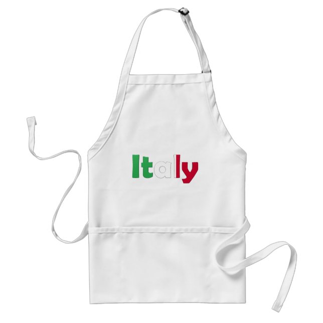 Italy Adult Apron (Front)