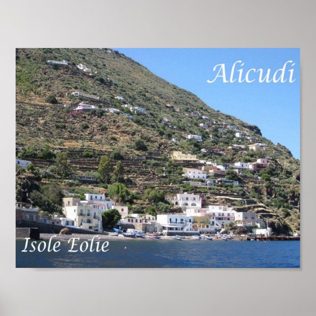 Italy - Aeolian Islands - Alicudi - Poster (Front)