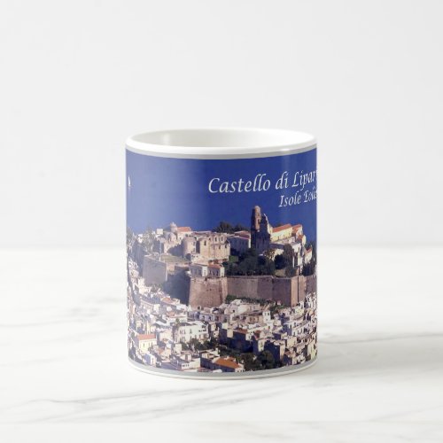Italy _ Aeolian Islands _ Lipari _ Castle _ Coffee Mug
