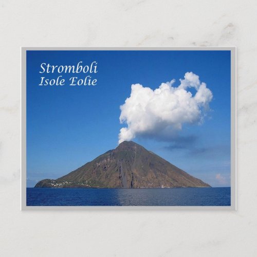 Italy _ Aeolian Islands _ Stromboli Volcano _ Postcard