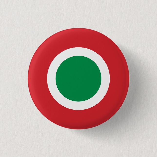 Italy Air Force Badge Button (Front)