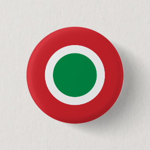 Italy Air Force Badge Button