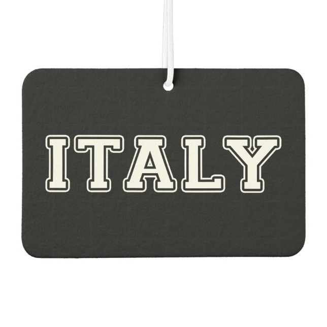 Italy Air Freshener (Front)