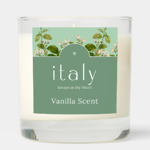 Italy Always in My Heart Vanilla Scented Candle