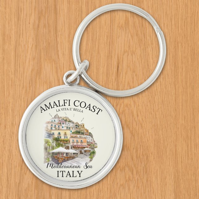 Italy Amalfi Coast Souvenir – La Vita è Bella  Keychain (Creator Uploaded)