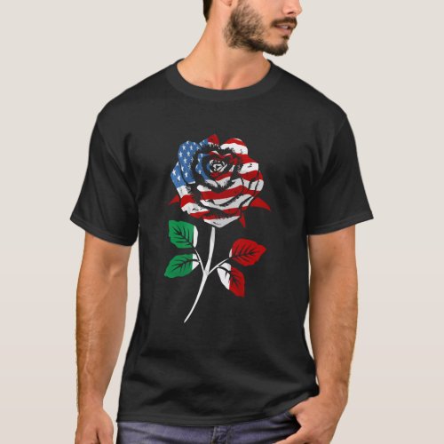 Italy American Flag For An Italian American T_Shirt