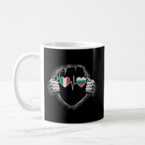 Italy And Bulgaria Bulgarian Flag Flags Coffee Mug