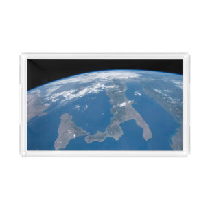 Italy And Its Island Sicily. Acrylic Tray