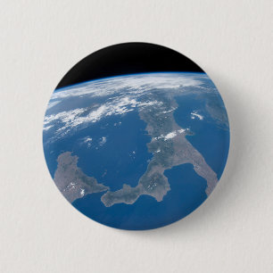 Italy And Its Island Sicily. Button