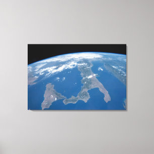 Italy And Its Island Sicily. Canvas Print