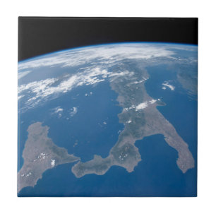 Italy And Its Island Sicily. Ceramic Tile