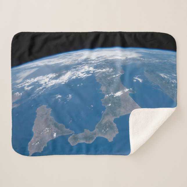 Italy And Its Island Sicily. Sherpa Blanket (Front (Horizontal))