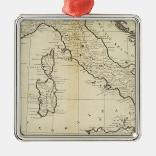 Italy and Sardinia Metal Ornament