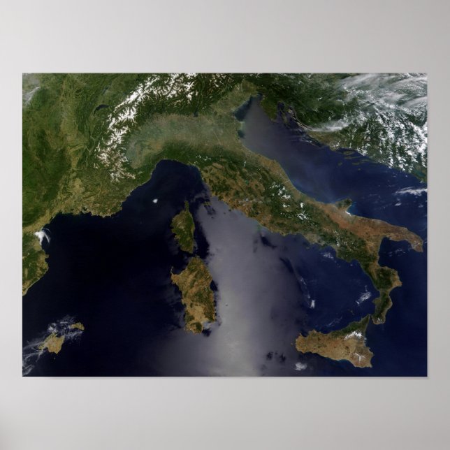 Italy and Southeast France Poster (Front)