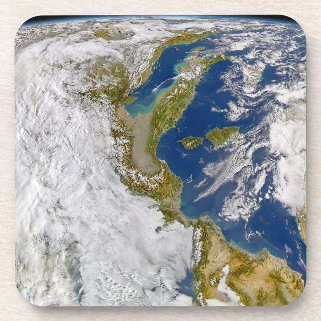 Italy And The Adriatic Sea. Beverage Coaster (Front)