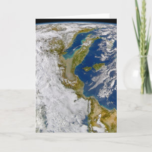 Italy And The Adriatic Sea. Card