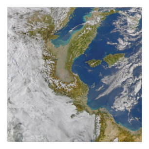 Italy And The Adriatic Sea. Faux Canvas Print