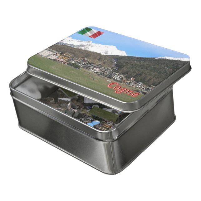 Italy - Aosta Valley - Cogne - Jigsaw Puzzle (Lid Open)