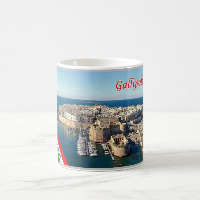 Italy - Apulia - Salento - Gallipoli Old Town - Coffee Mug (Center)