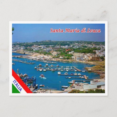 Italy _ Apulia _ Salento _ Santa Maria di Leuca _ Postcard