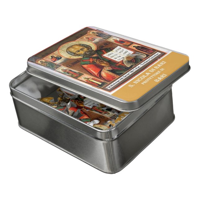 Italy - Apulia - San Nicola di Bari - Jigsaw Puzzle (Lid Open)