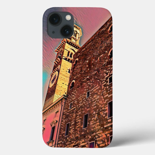 Italy architecture painting Case-Mate iPhone case (Back)