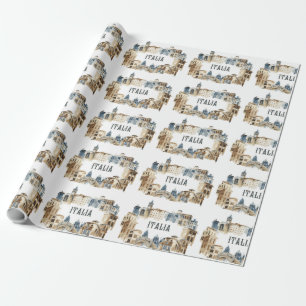 Italy Architecture Wrapping Paper
