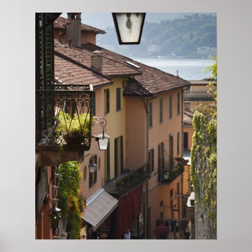 Italy As Province Bellagio Salita Poster