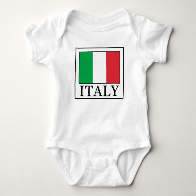 Italy Baby Bodysuit (Front)