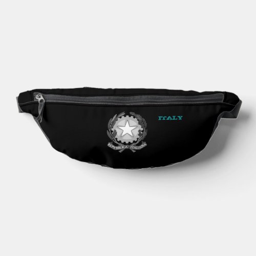 Italy bag Italian coat of arms  flag Fanny Pack