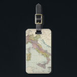Italy. Bag Tag<br><div class="desc">Rand, McNally & Company's indexed atlas of the world map of Italy. Copyright 1891, by Rand, McNally & Co. (Chicago, 1897)</div>