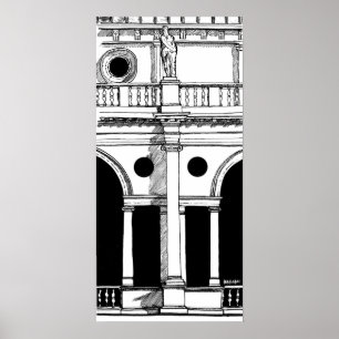 Italy Basilica Palladiana Travel Art Print