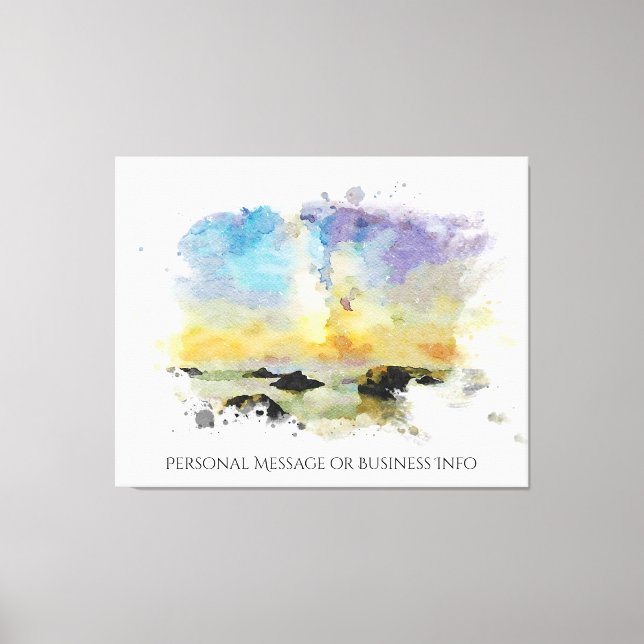 *~ Italy Beach Spiaggia delle cannelle AP12 Italia Canvas Print (Front)