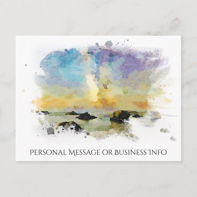 *~* Italy Beach Spiaggia delle cannelle AP12 Postcard (Front)