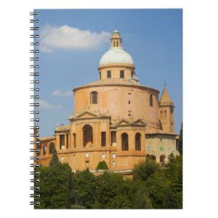 Italy, Bologna, Sunny Day with Portico di San Notebook