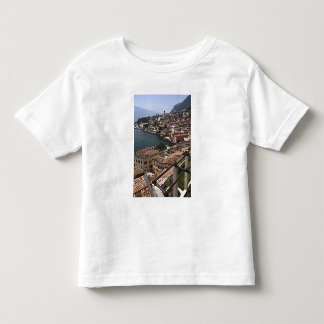 Italy, Brescia Province, Limone sul Garda. Town Toddler T-shirt (Front)