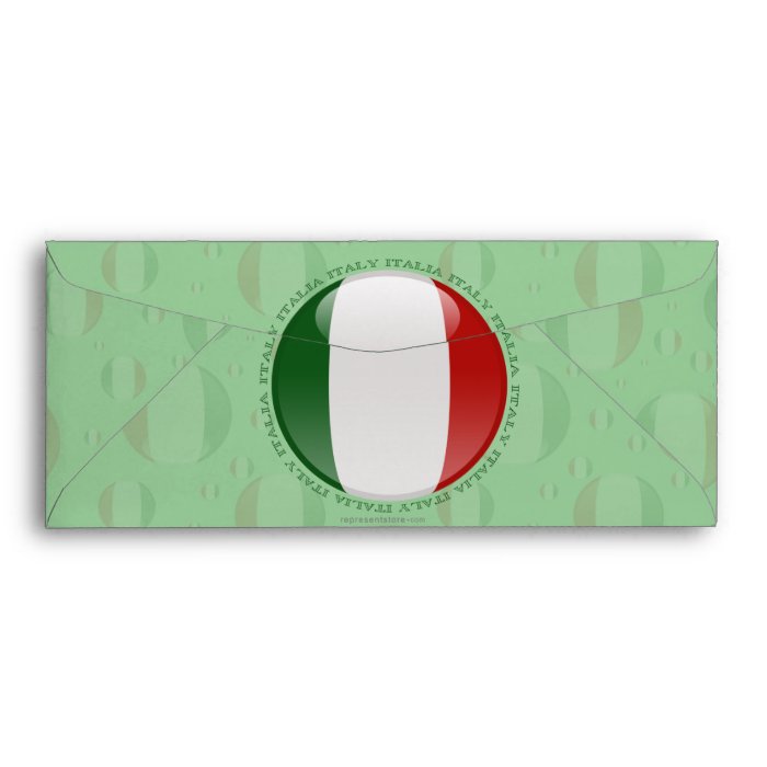 Italy Bubble Flag Envelope