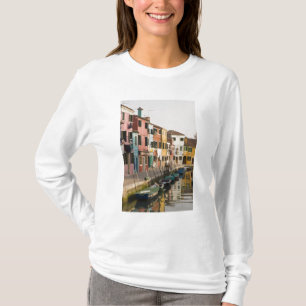 Italy, Burano. Colorful houses of line a T-Shirt