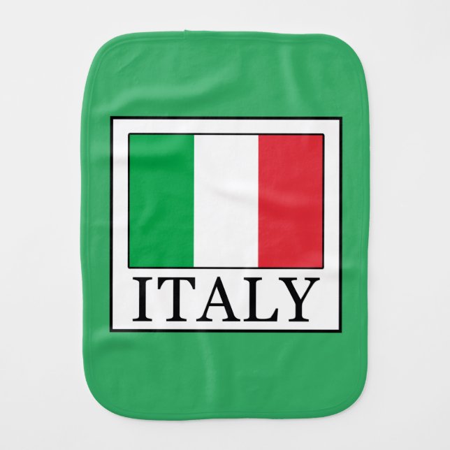 Italy Burp Cloth (Front)