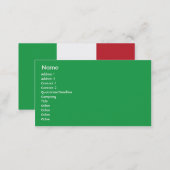 Italy - Business Business Card (Front/Back)