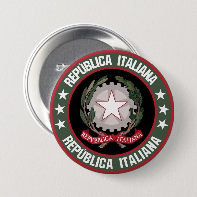 Italy                                              button (Front & Back)