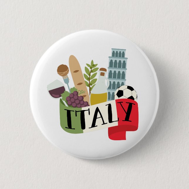 Italy Button (Front)