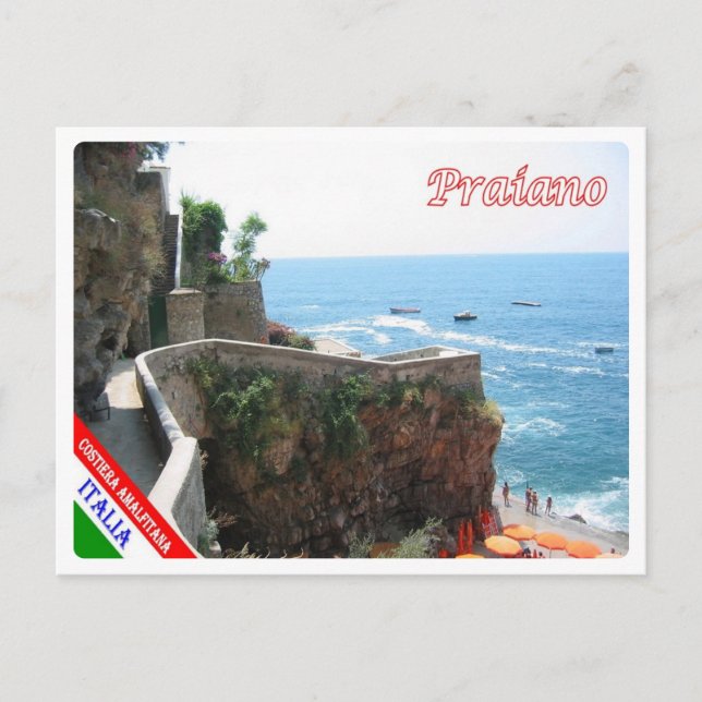 Italy - Campania - Amalfi Coast - Praiano - Postcard (Front)