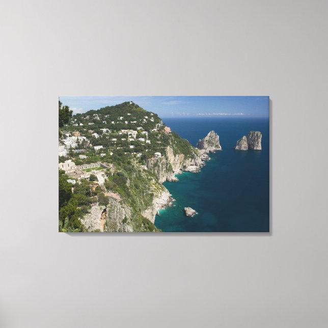 ITALY, Campania, (Bay of Naples), CAPRI: Canvas Print (Front)