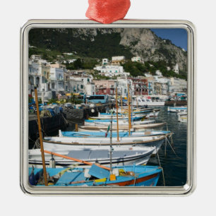 ITALY, Campania, (Bay of Naples), CAPRI: Marina Metal Ornament